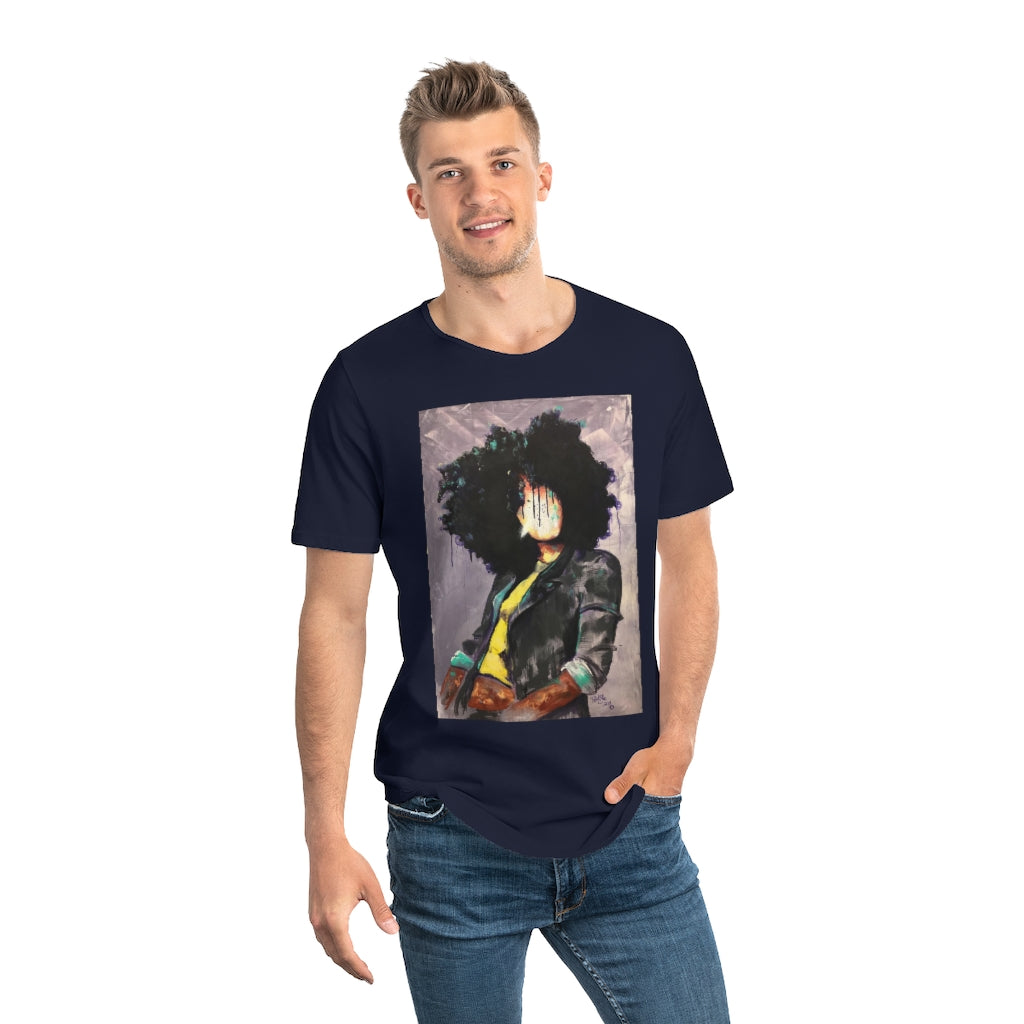 Naturally David Men's Jersey Curved Hem Tee