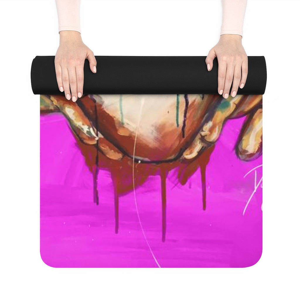 Naturally VIII PINK Rubber Yoga Mat