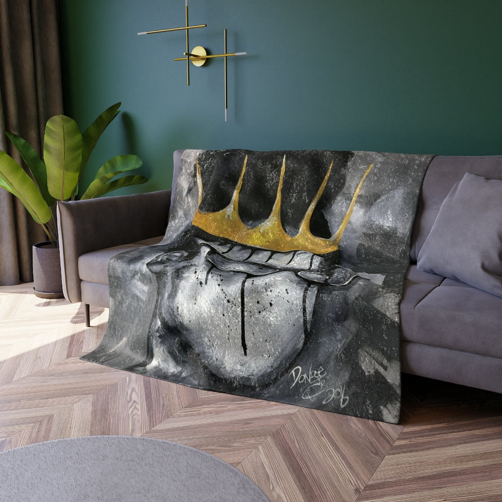 Naturally Queen II Crushed Velvet Blanket