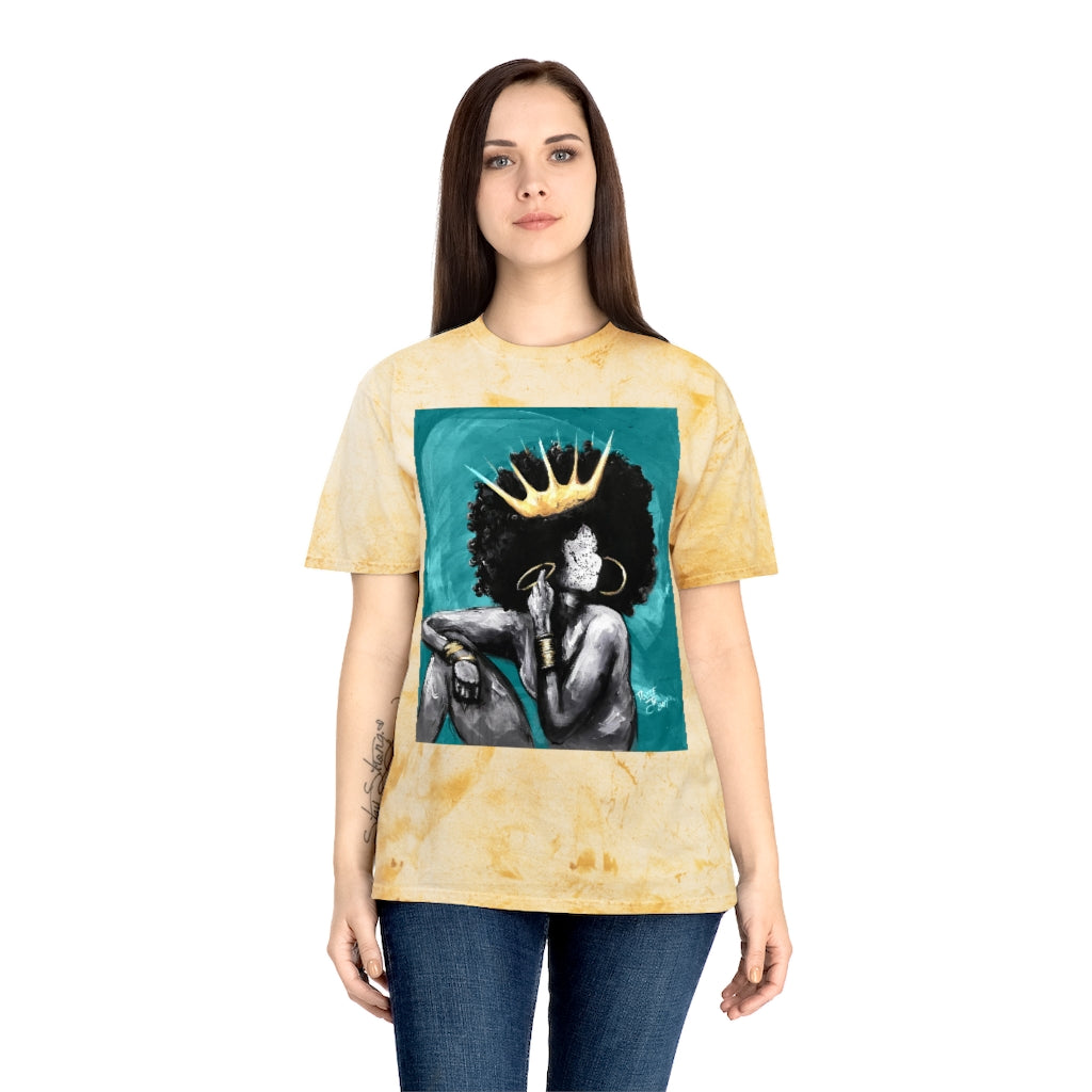 Naturally Queen VI Teal Unisex Color Blast T-Shirt