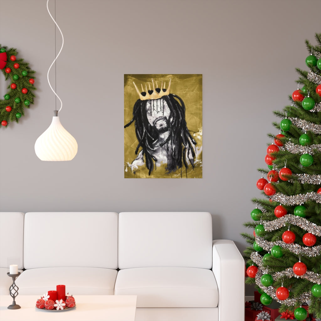 Naturally King II GOLD Premium Matte vertical posters