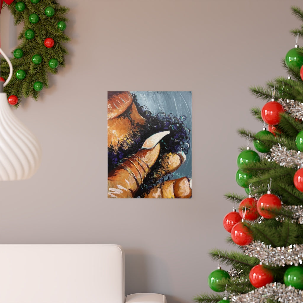 Naturally Black Love X Premium Matte vertical posters