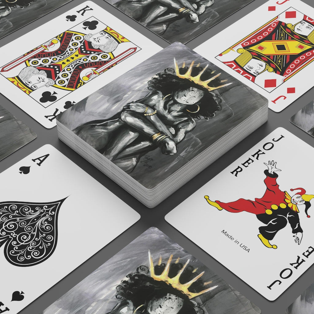 Naturally Queen IX Custom Poker Cards
