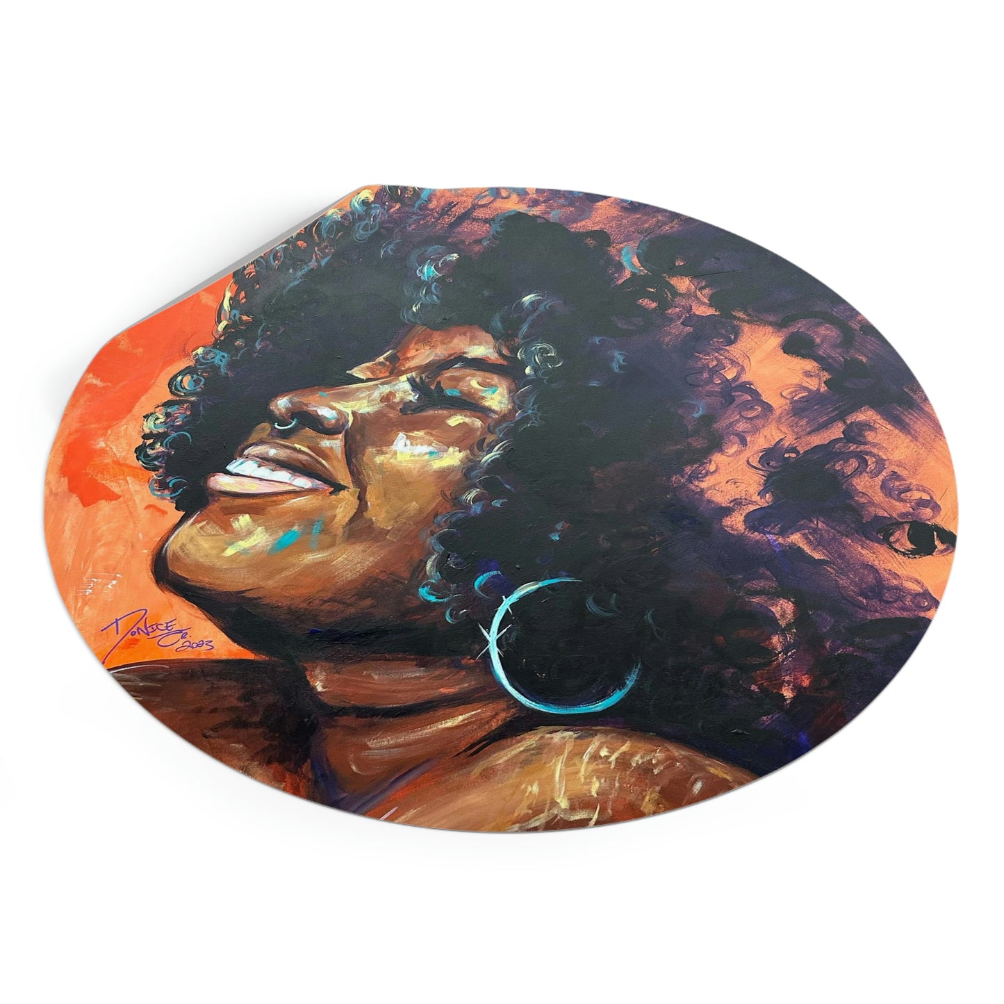 Naturally Stephanie Round Vinyl Stickers