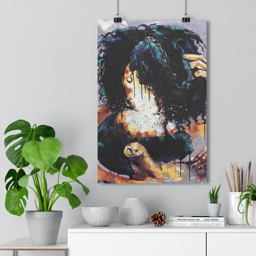 Naturally Black Love II Giclée Art Print
