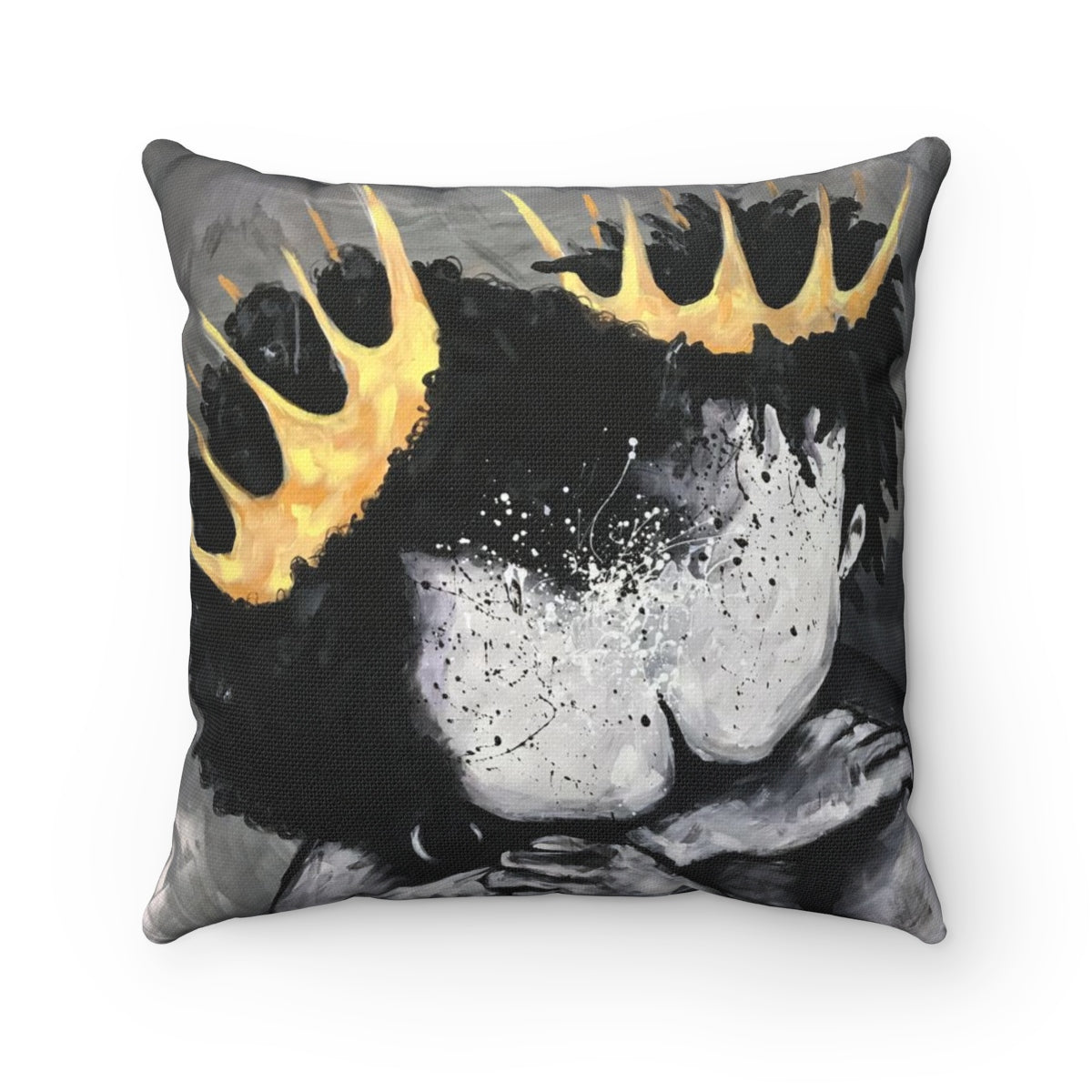 Naturally Royalty Spun Polyester Square Pillow