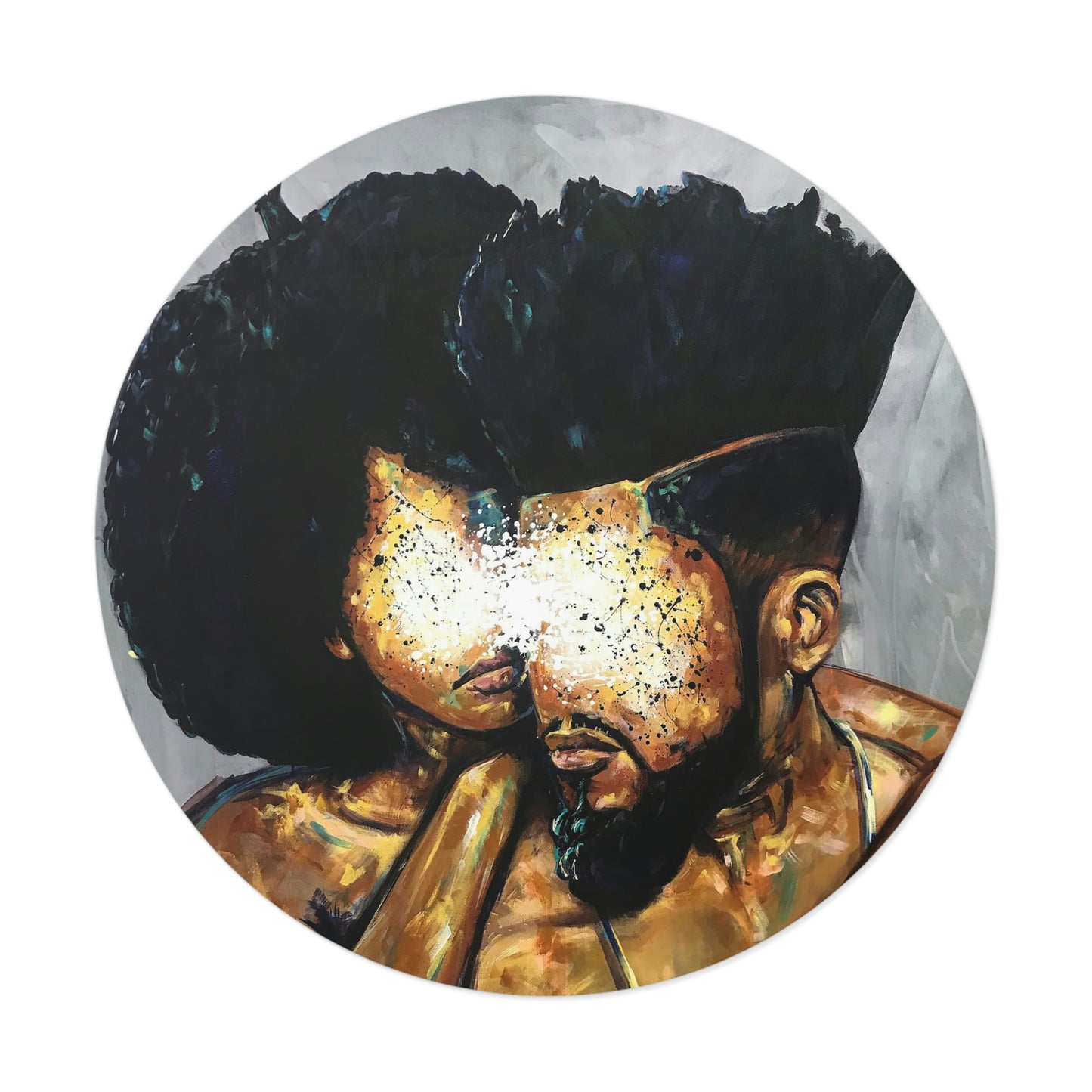 Naturally LIX Round Vinyl Stickers