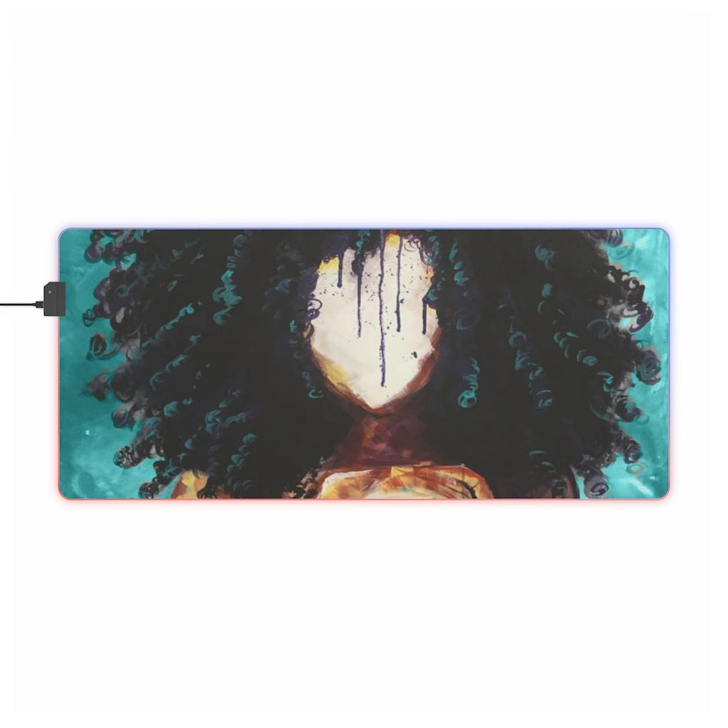 Naturally I TEAL LED Gaming Mouse Pad