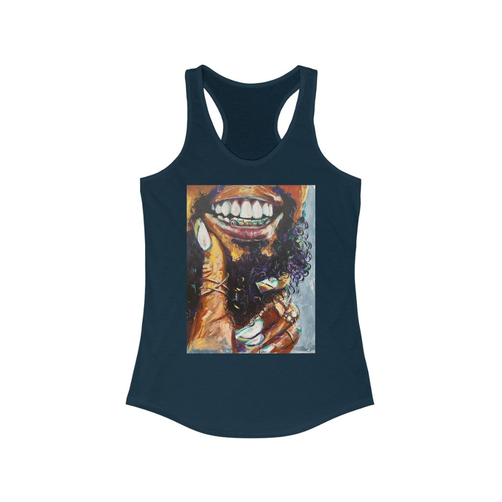 Naturally Black Love XI Women's Ideal Racerback Tank