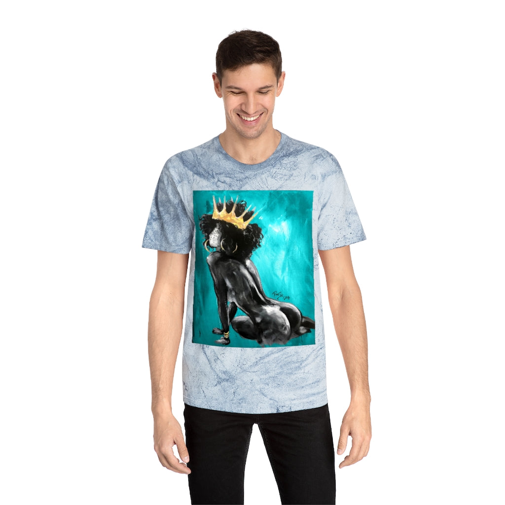 Naturally Queen VIII TEAL Unisex Color Blast T-Shirt