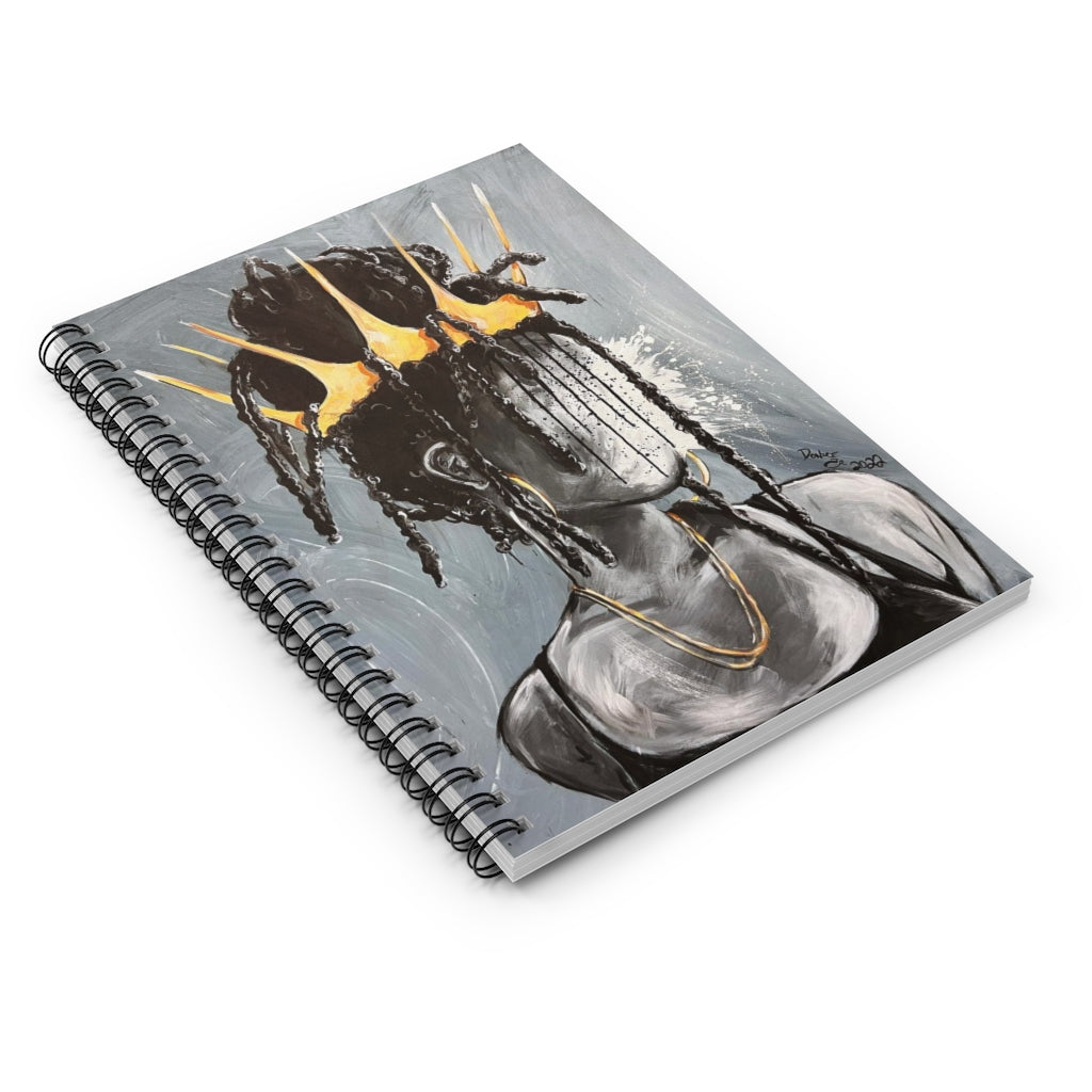 Naturally Queen XXIV Spiral Notebook - Ruled Line