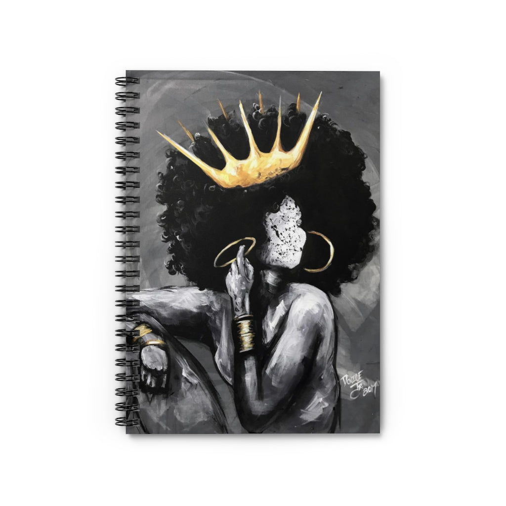 Naturally Queen VI Spiral Notebook - Ruled Line