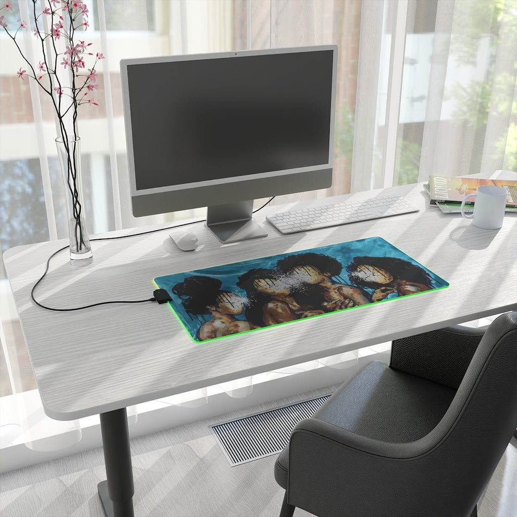 Naturally XLIV BLUE LED Gaming Mouse Pad