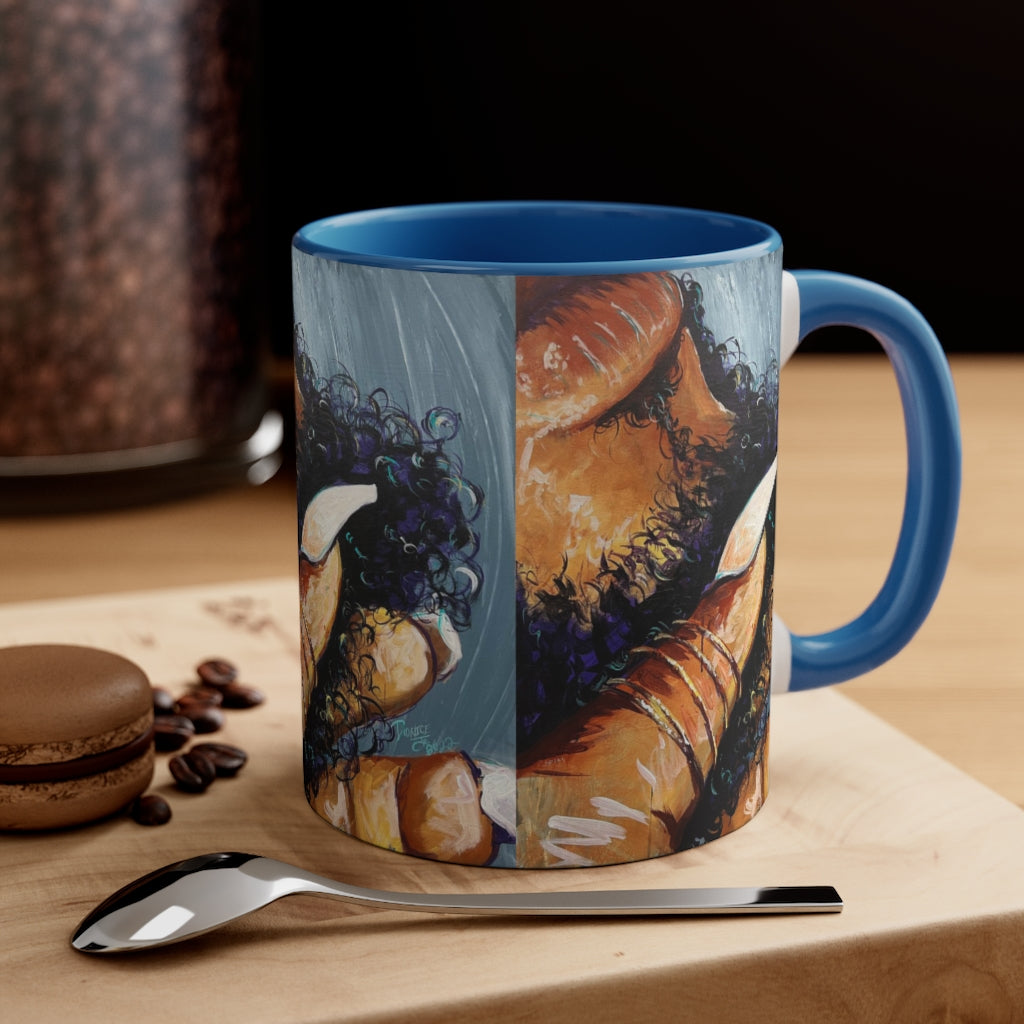 Naturally Black Love X Accent Coffee Mug, 11oz