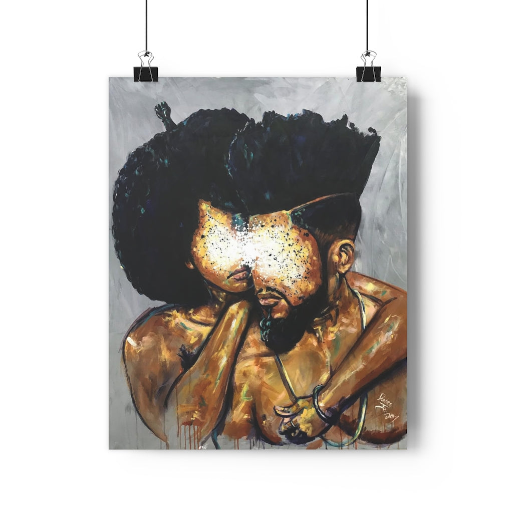 Naturally Black Love VI Giclée Art Print