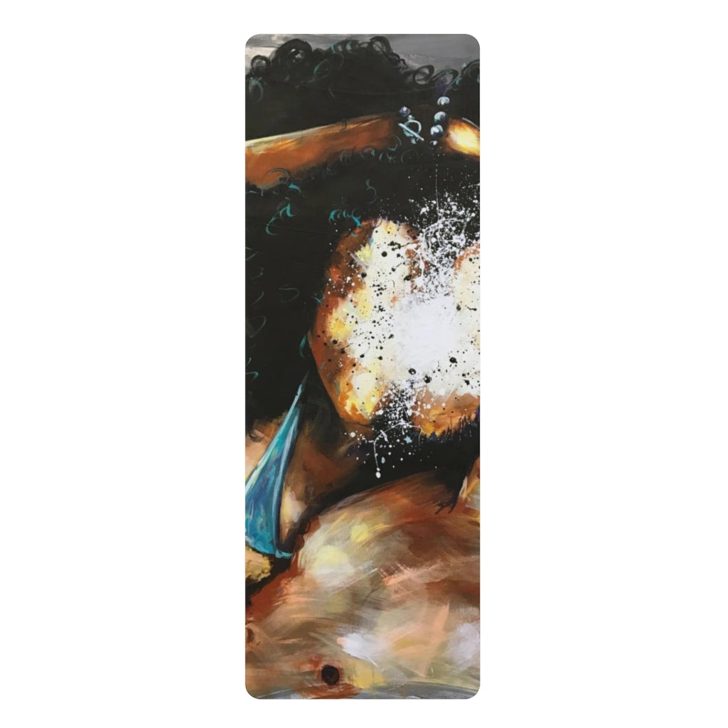Naturally Black Love III Rubber Yoga Mat