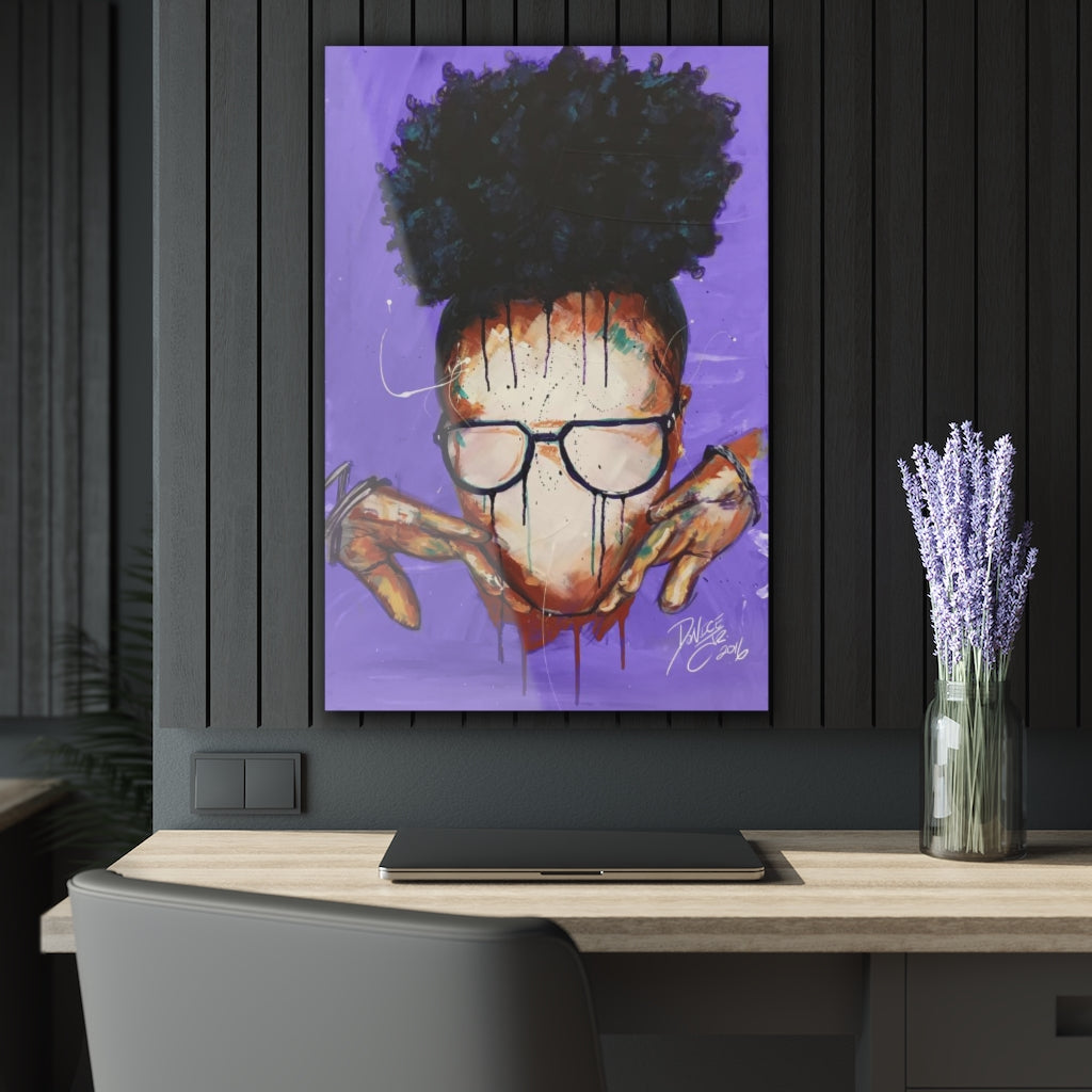 Naturally VIII PURPLE Acrylic Prints (French Cleat Hanging)