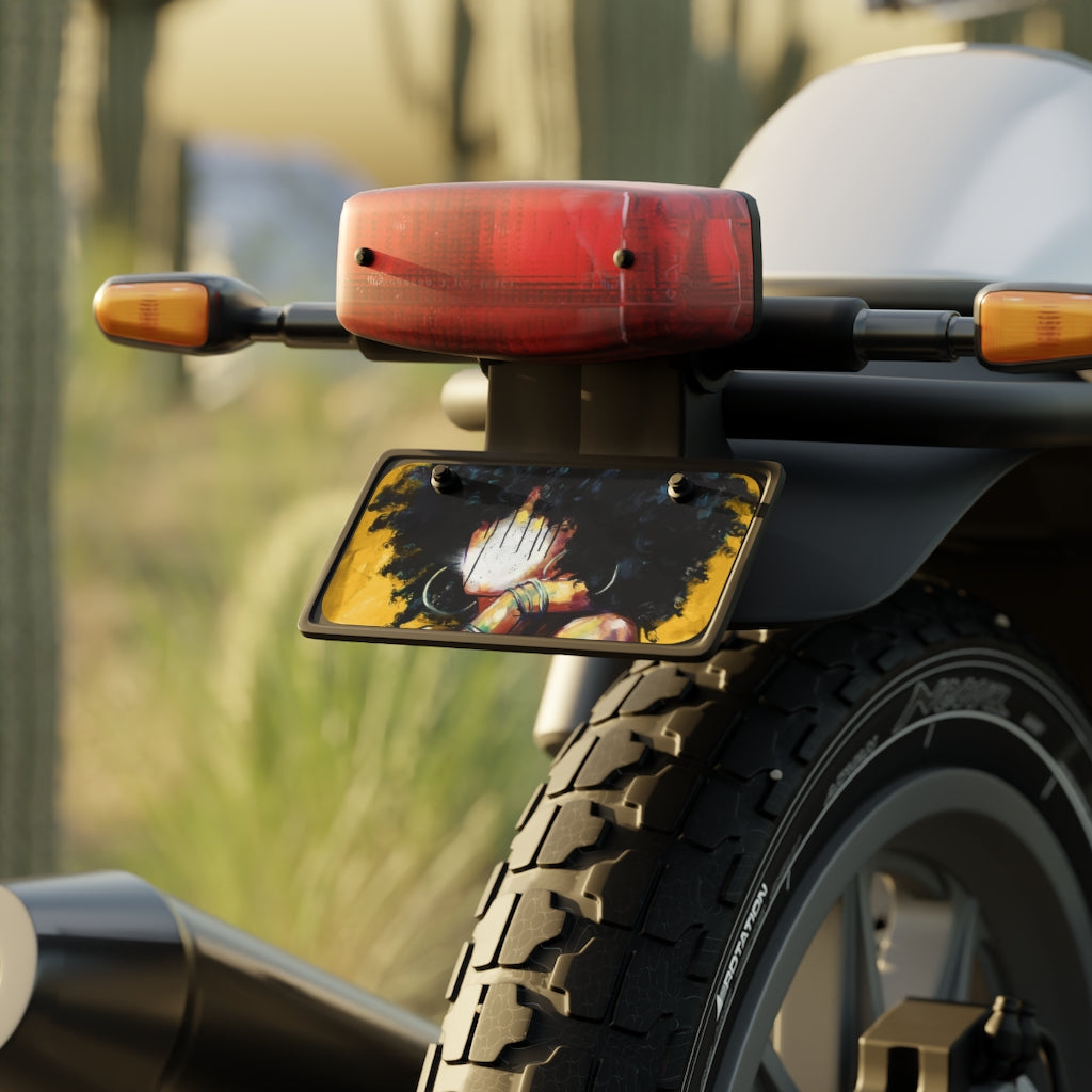 Naturally II GOLD Mini License Plate