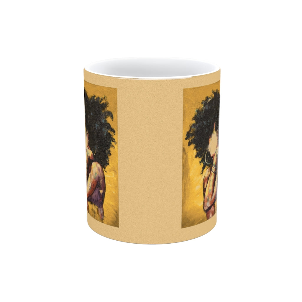 Naturally II GOLD Metallic Mug (Silver / Gold)