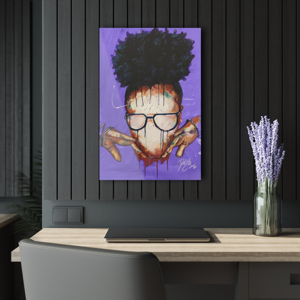 Naturally VIII PURPLE Acrylic Prints (French Cleat Hanging)