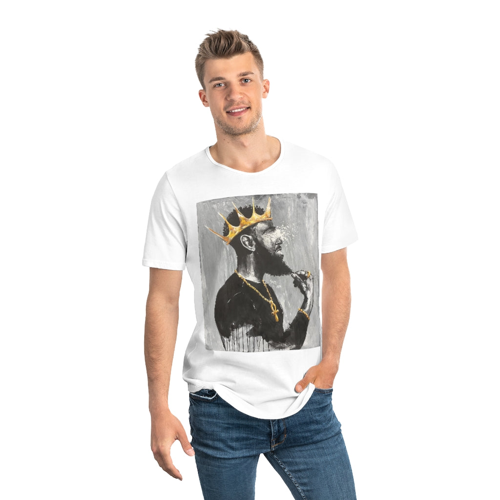 Naturally King VI Men's Jersey Curved Hem Tee