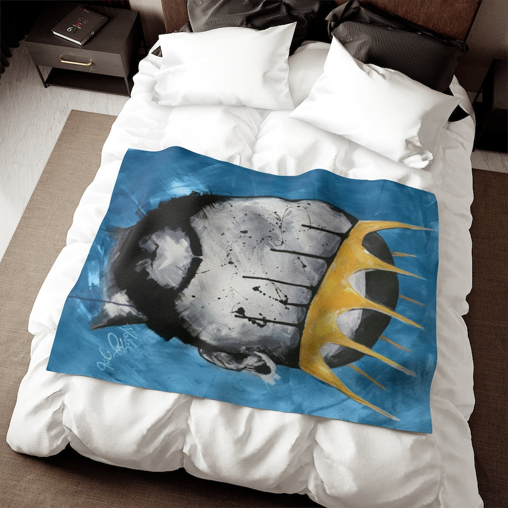 Naturally King BLUE Sweatshirt Blanket