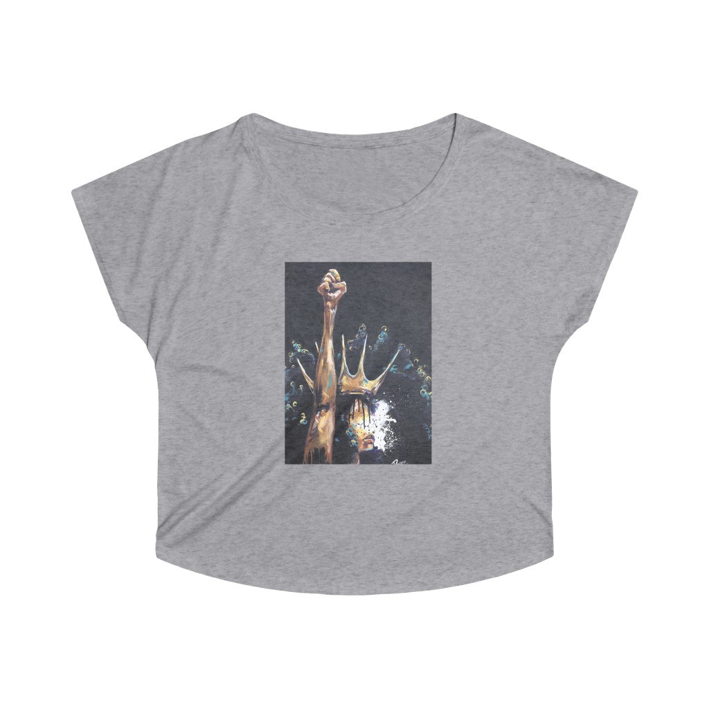 Naturally Queen Badu Women's Tri-Blend Dolman
