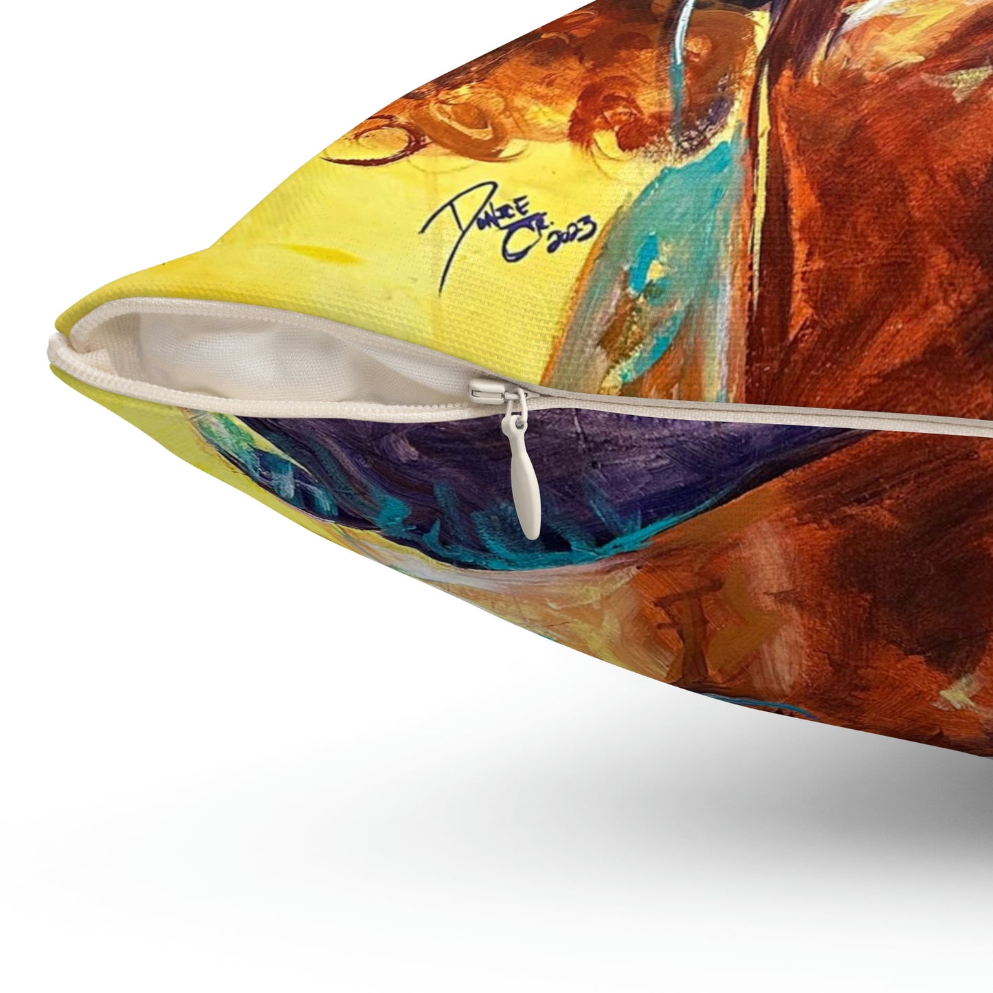 Naturally Karina Spun Polyester Square Pillow