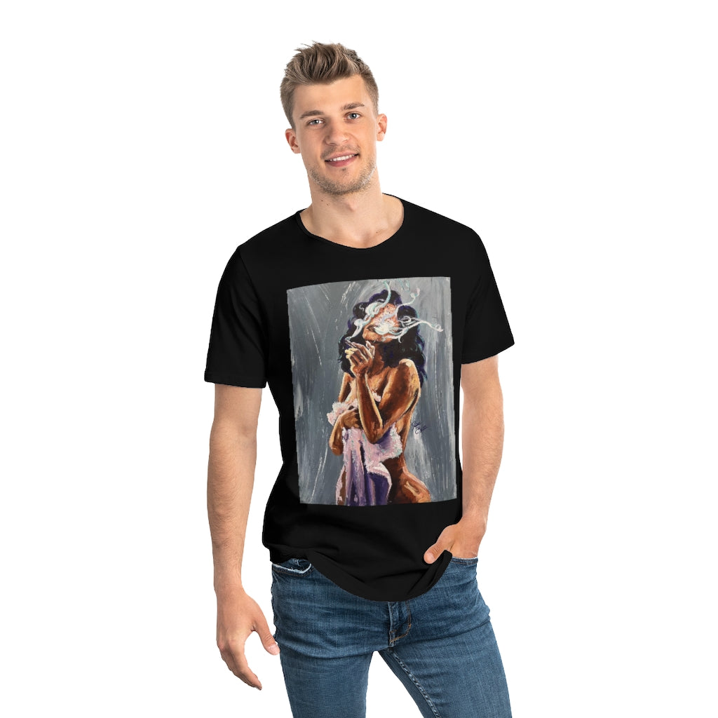 Naturally Stoners I Men's Jersey Curved Hem Tee