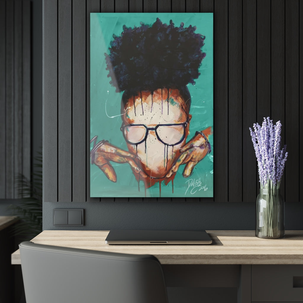 Naturally VIII TEAL Acrylic Prints (French Cleat Hanging)