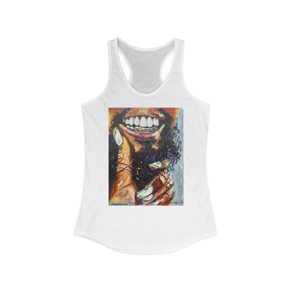 Naturally Black Love XI Women's Ideal Racerback Tank