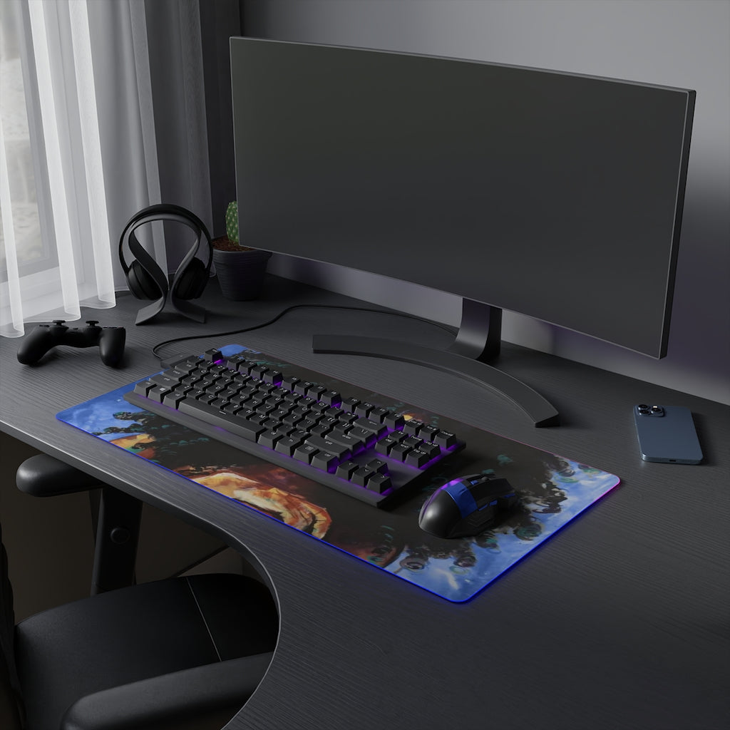 Naturally I BLUE LED Gaming Mouse Pad