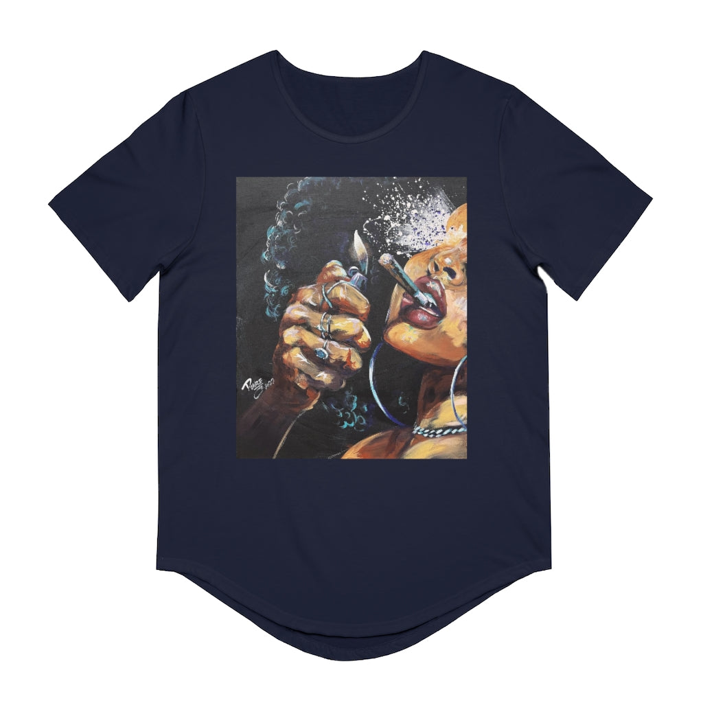 Naturally Dope III Men's Jersey Curved Hem Tee