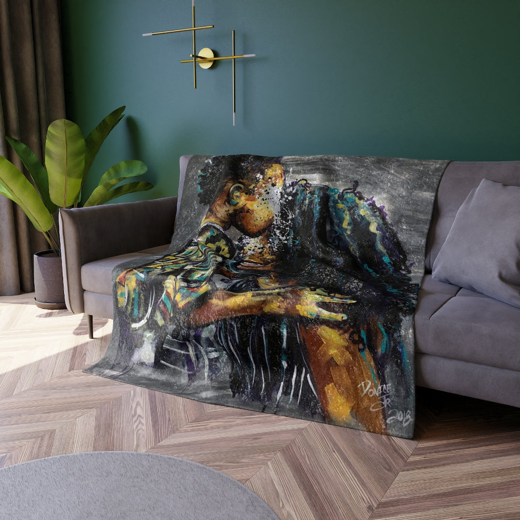 Naturally Dani Crushed Velvet Blanket