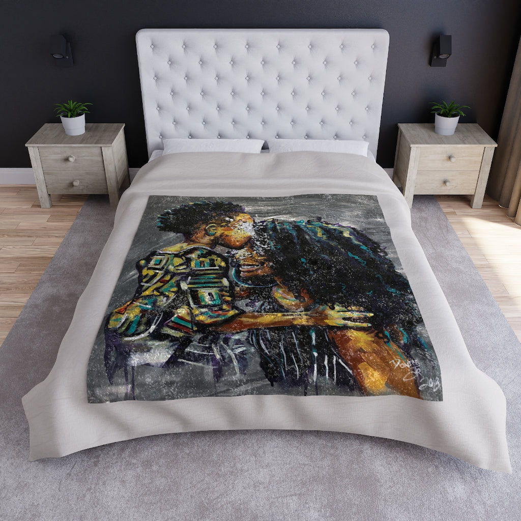 Naturally Dani Crushed Velvet Blanket
