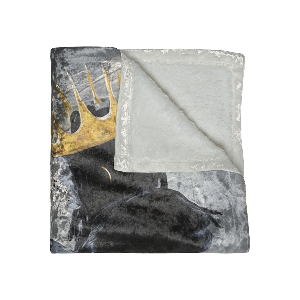 Naturally Queen Dara Crushed Velvet Blanket