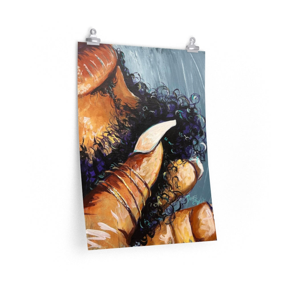 Naturally Black Love X Premium Matte vertical posters