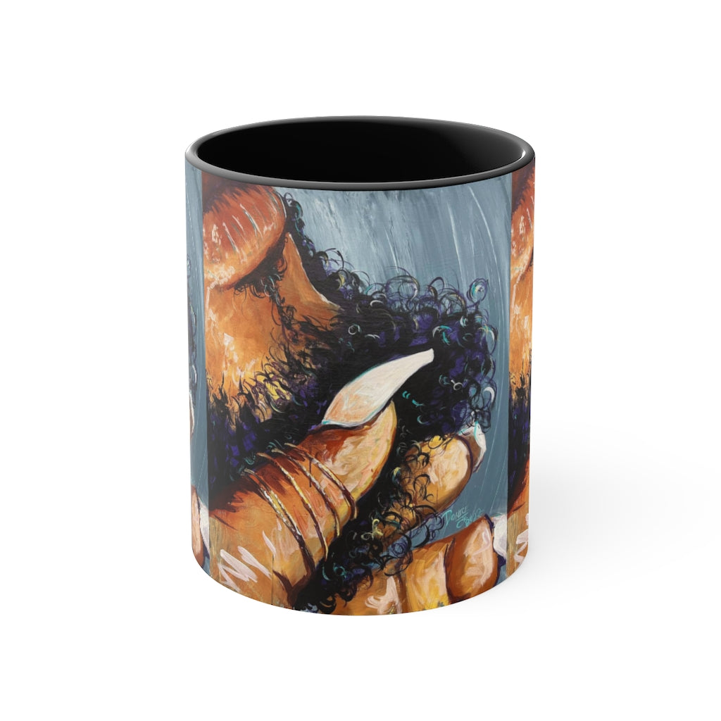 Naturally Black Love X Accent Coffee Mug, 11oz
