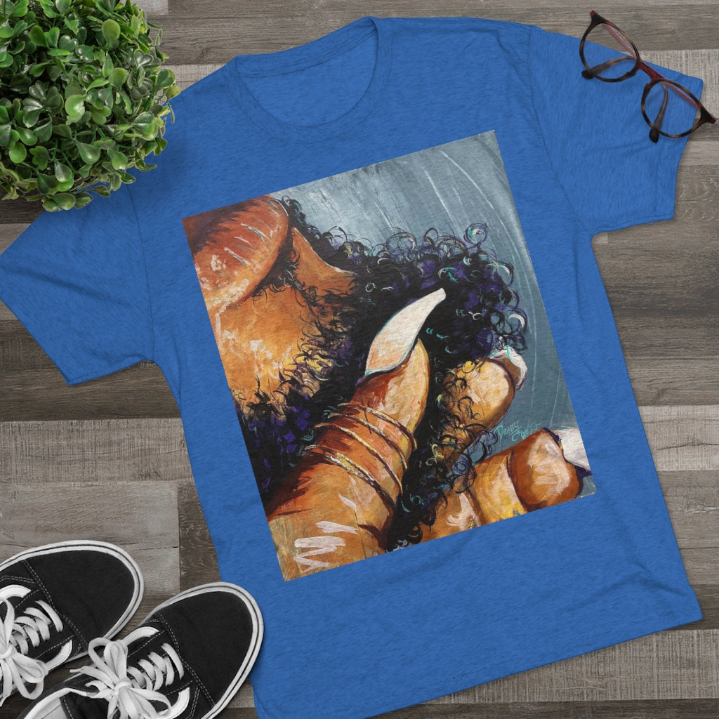 Naturally Black Love X Unisex Tri-Blend Crew Tee
