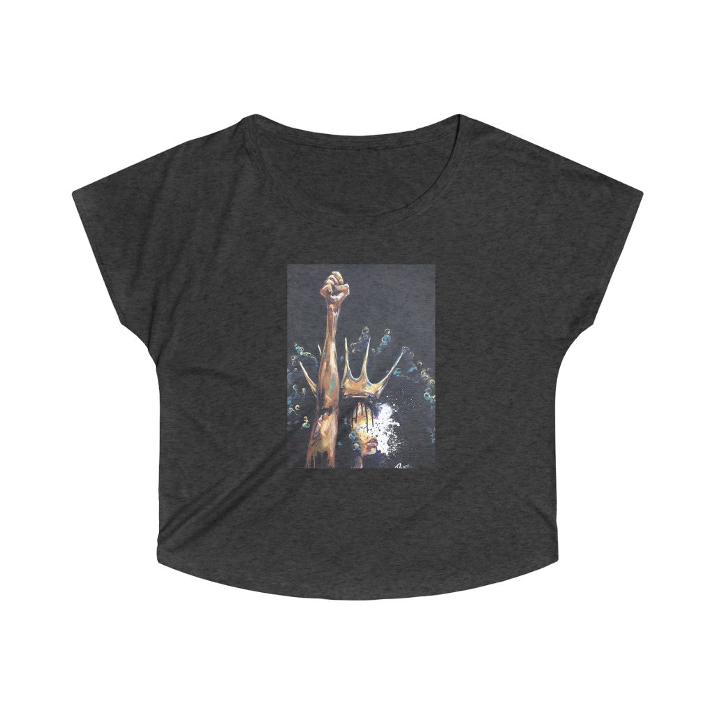 Naturally Queen Badu Women's Tri-Blend Dolman
