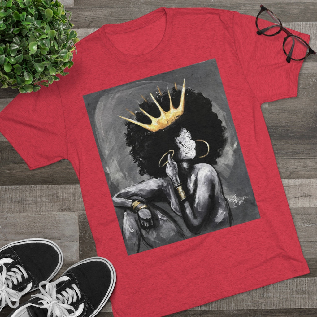 Naturally Queen VI Unisex Tri-Blend Crew Tee
