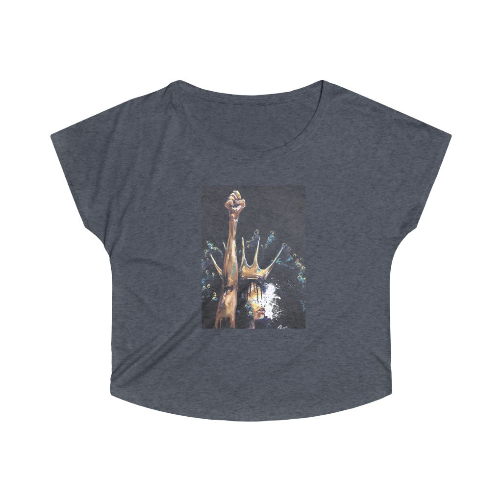Naturally Queen Badu Women's Tri-Blend Dolman