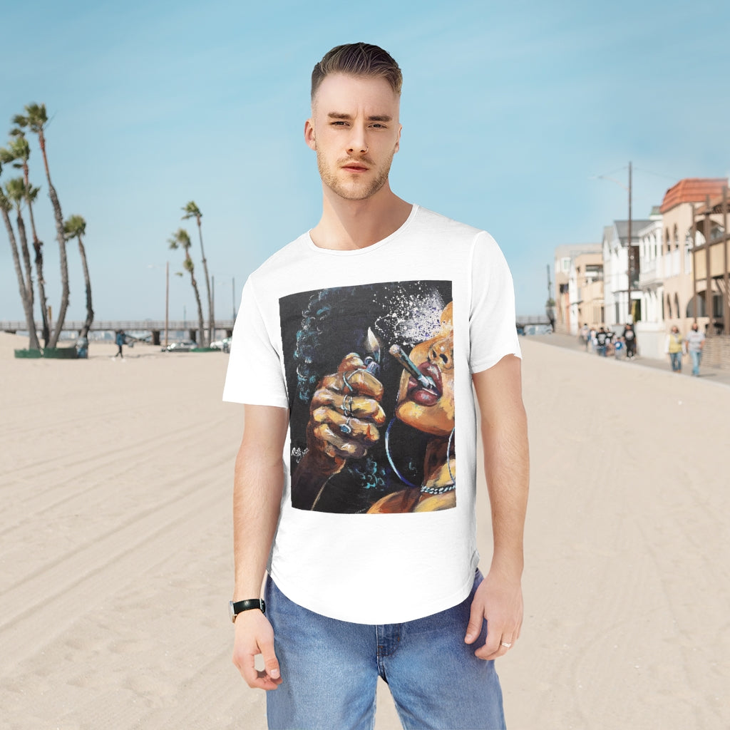 Naturally Dope III Men's Jersey Curved Hem Tee