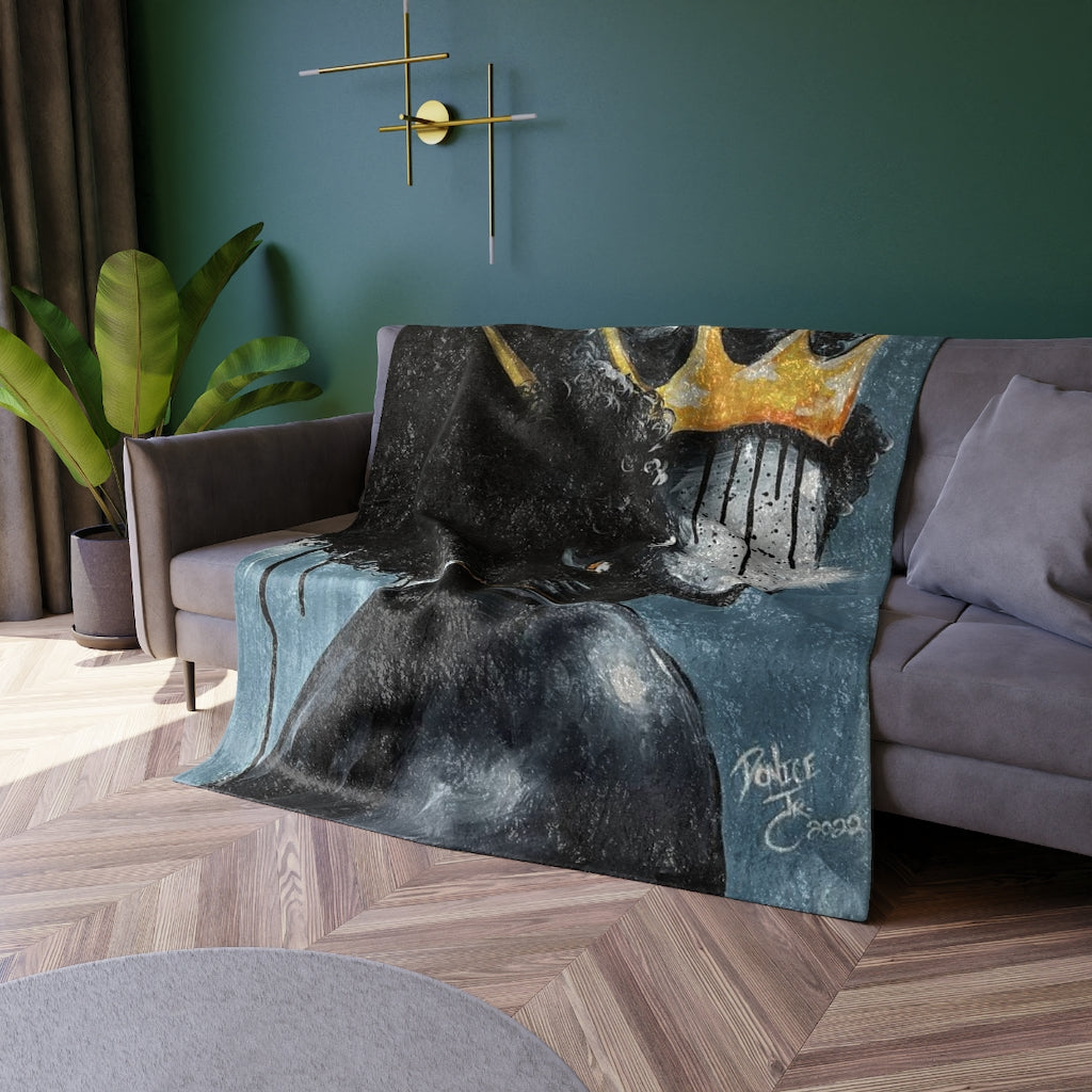 Naturally Queen XXV Crushed Velvet Blanket