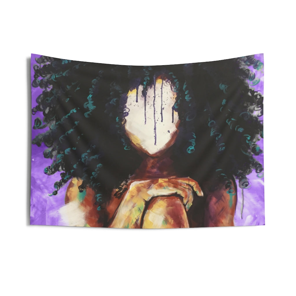 Naturally I PURPLE Indoor Wall Tapestries