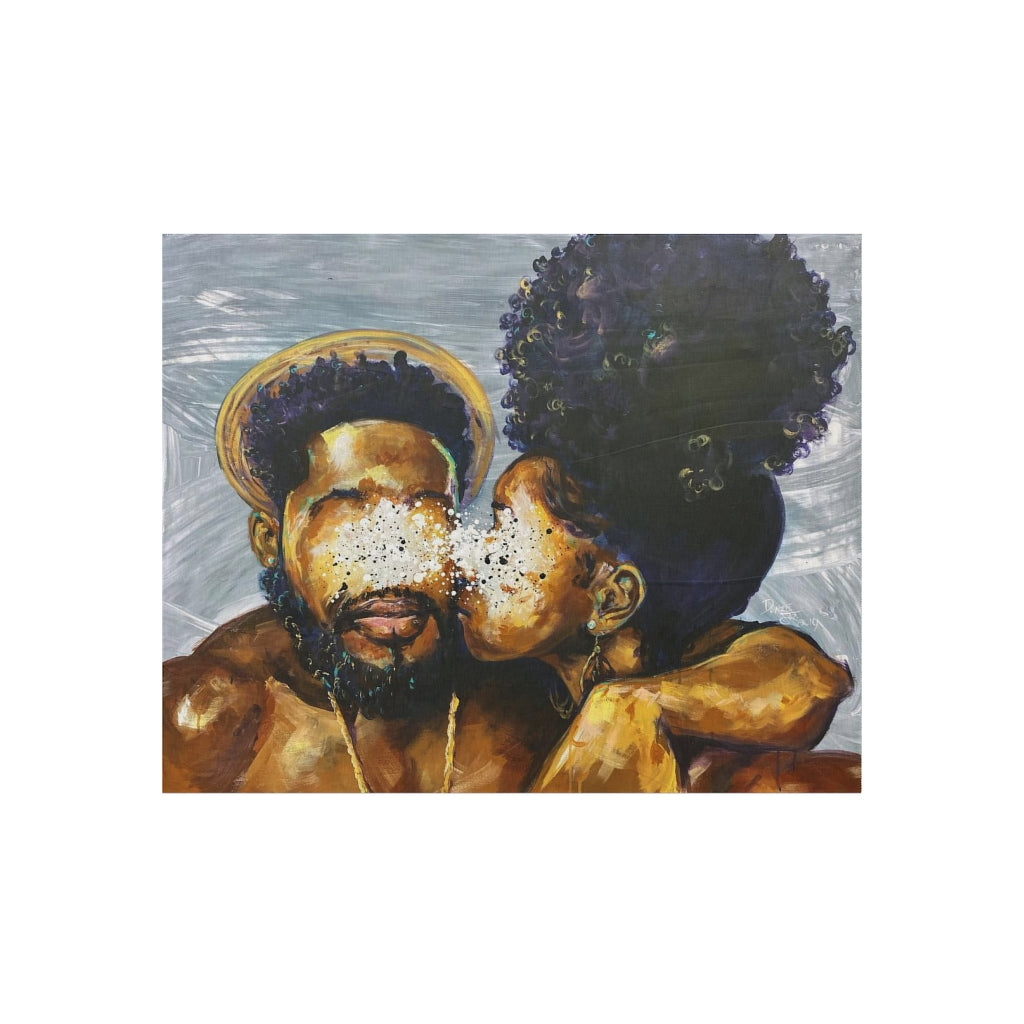 Naturally Black Love IV Outdoor Rug