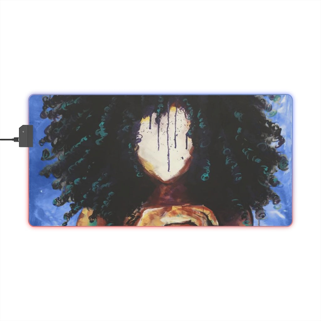 Naturally I BLUE LED Gaming Mouse Pad