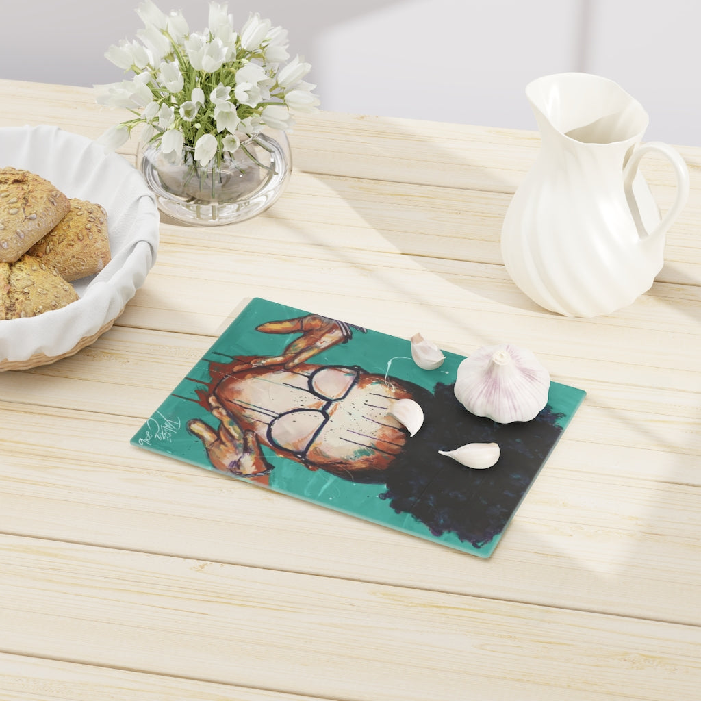 Naturally VIII TEAL Cutting Board