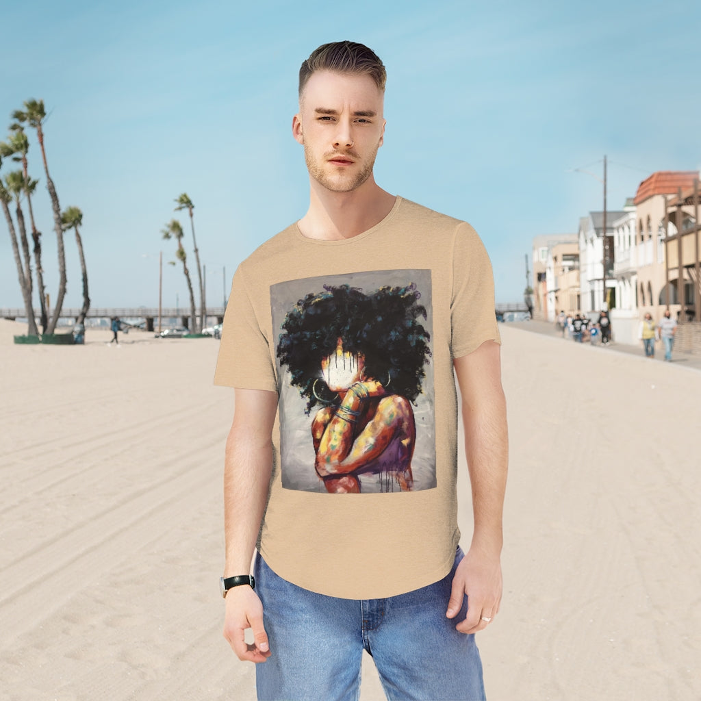 Naturally II Men's Jersey Curved Hem Tee