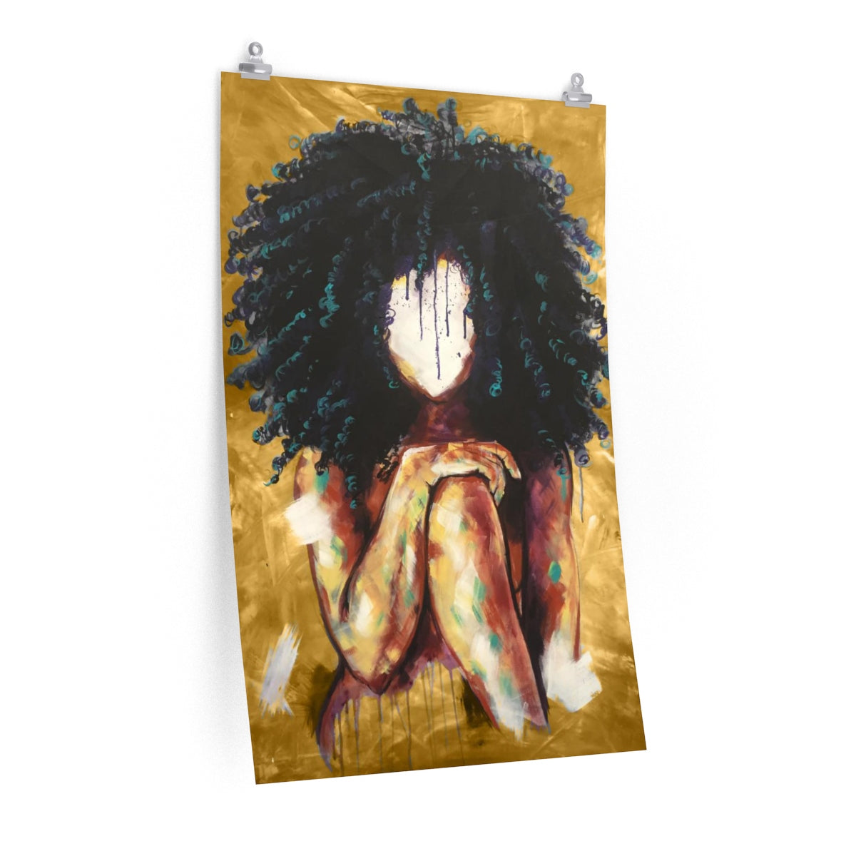 Naturally I GOLD Premium Matte vertical posters